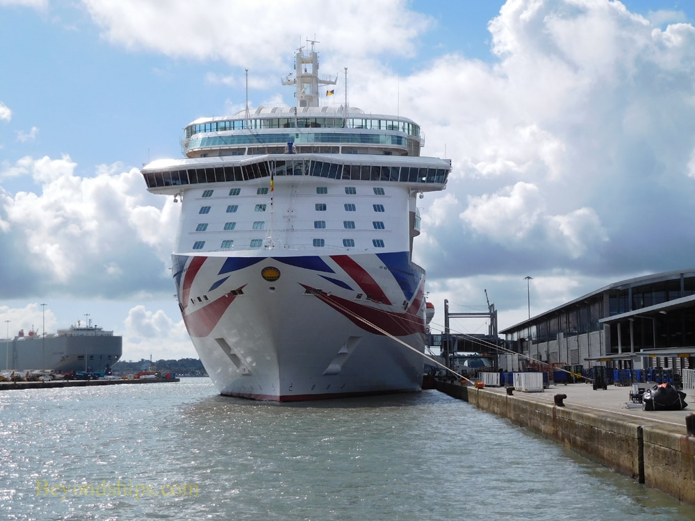 Cruise ship Britannia, Southampton, England