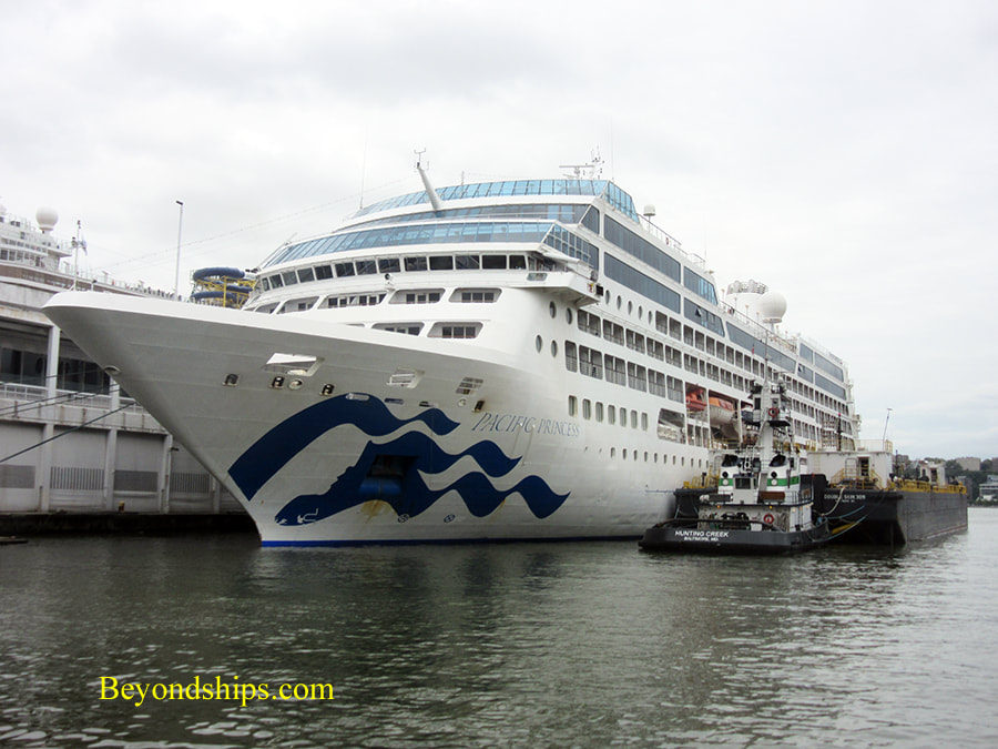 Cruise ship Pacific Princess in New York