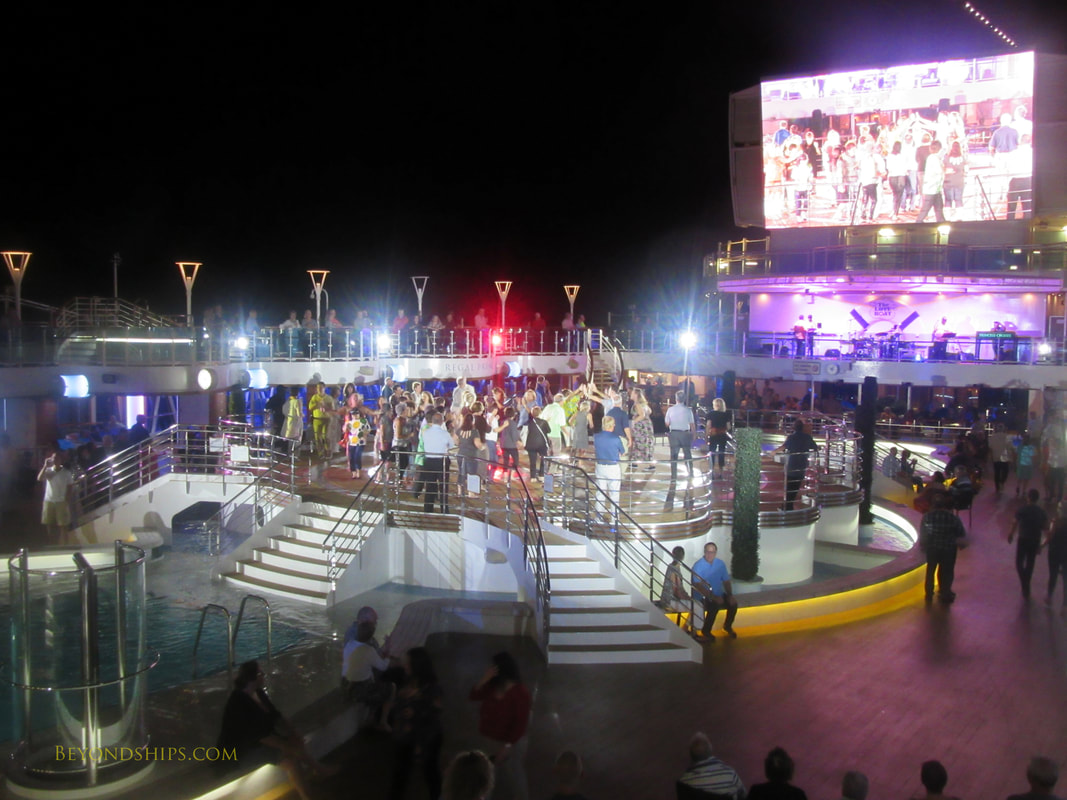 Party on cruise ship Regal Princess