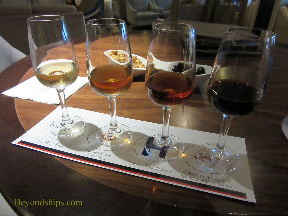 Sherry flight on Queen Mary 2