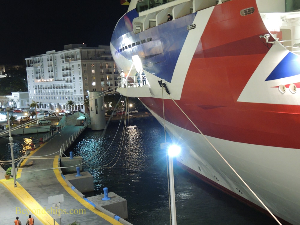 P&O Cruises' cruise ship Britannia in San Juan