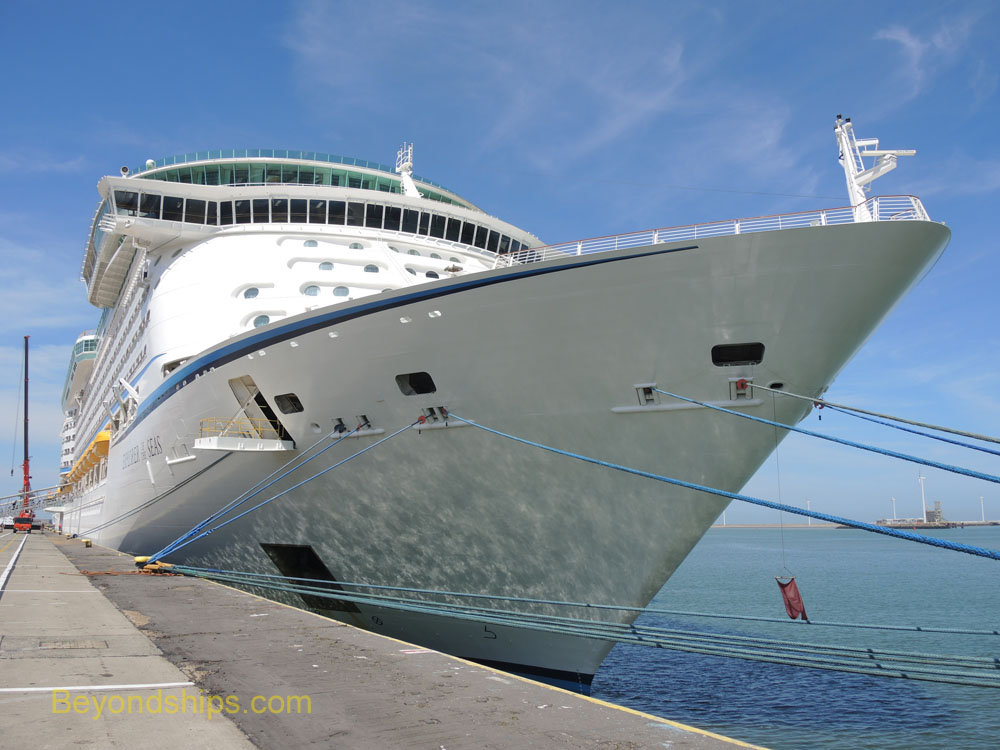 Cruise ship Explorer of the Seas in Zeebrugge