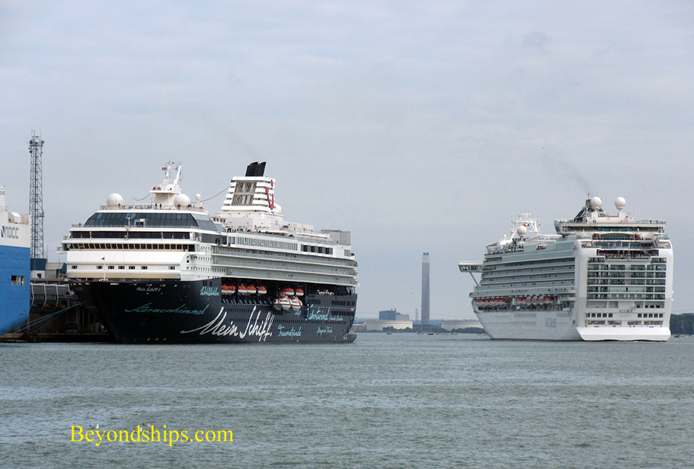 Mein Schiff and Azura cruise ships