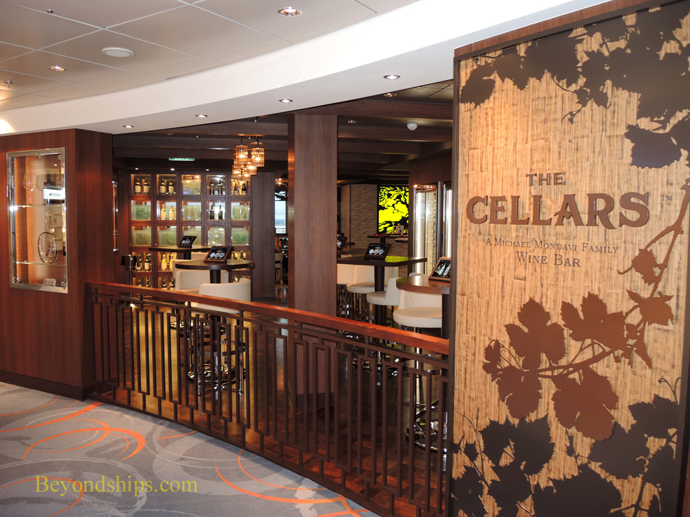 Picture The Cellars wine bar on Norwegian Escape cruise ship