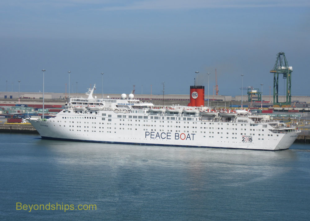 The Peace Boat in Zeebrugge