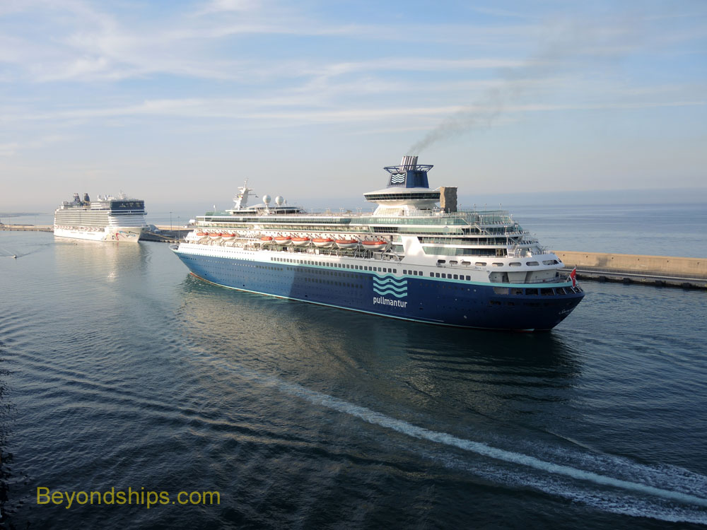 Sovereign and Norwegian Epic cruise ships