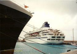 Cruise ship Braemar when she was Crown Dynasty