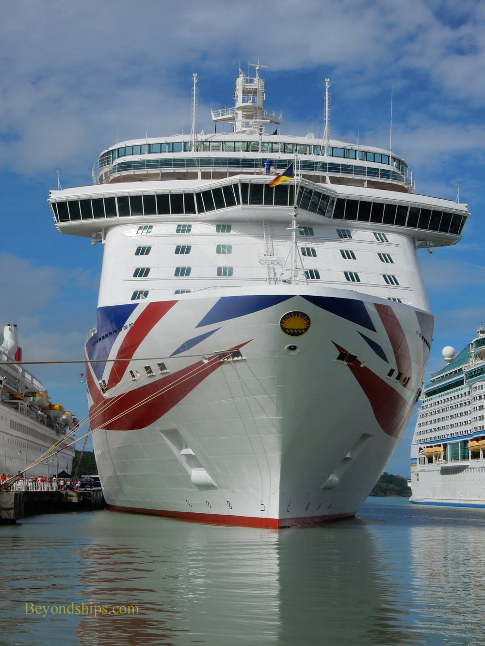 P&O Cruises' Britannia in Antigua