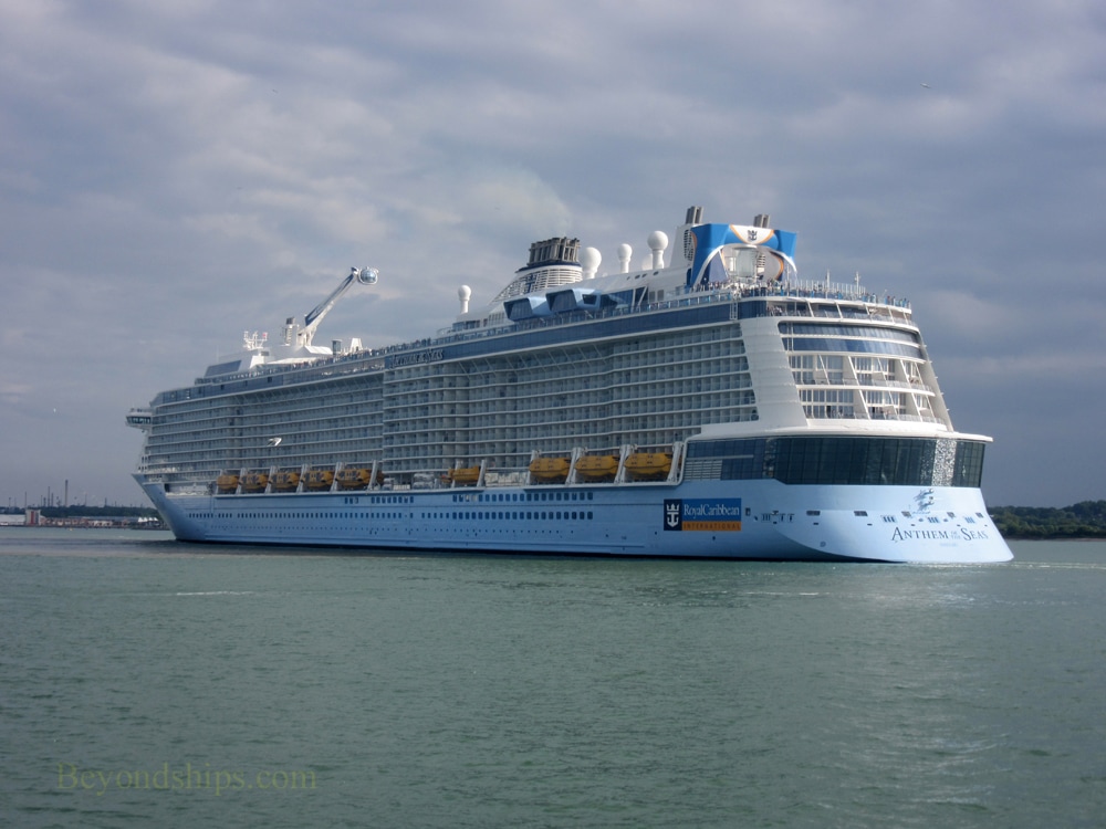 Anthem of the Seas, cruise ship, Southampton, England