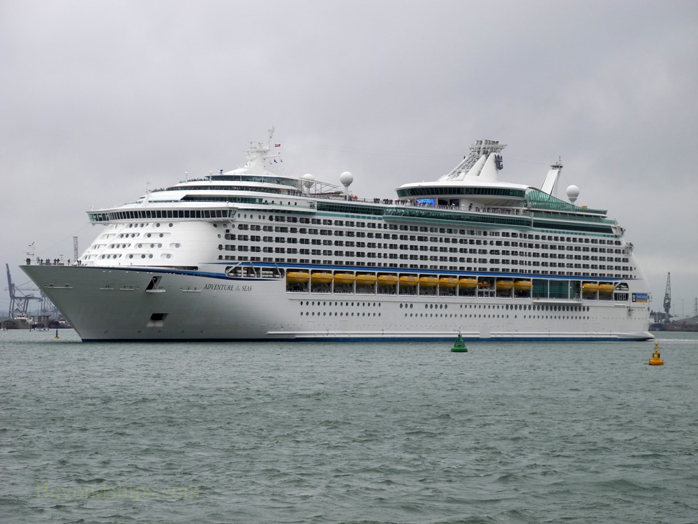 Adventure of the Seas, cruise ship, Southampton, England