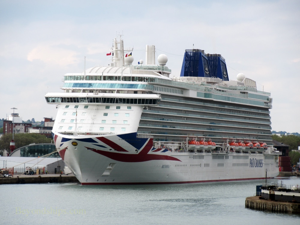 Cruise ship Britannia, Southampton, England