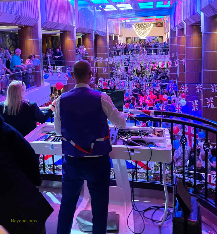 Coronation party on Cruise ship Anthem of the Seas