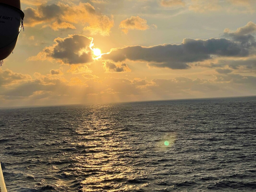 Atlantic crossing sunset