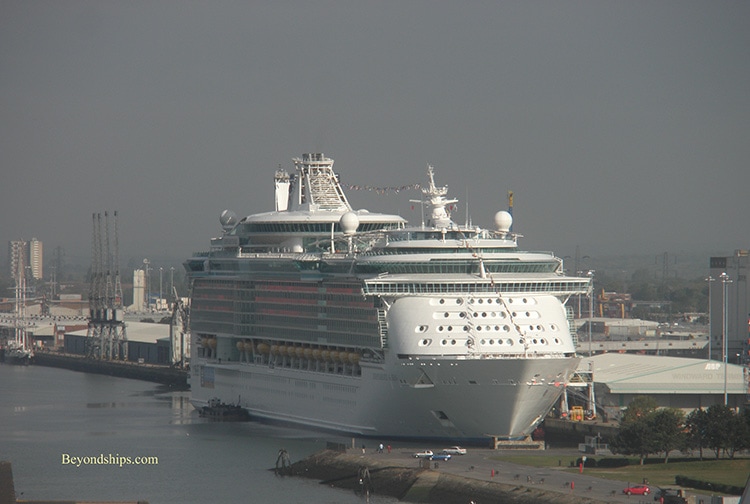 Independence of the Seas, cruise ship, Southampton, England