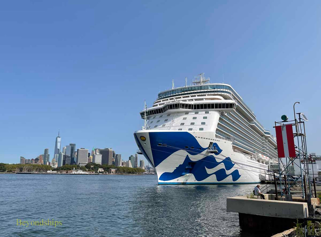 Cruise ship Enchanted Princess in New York City