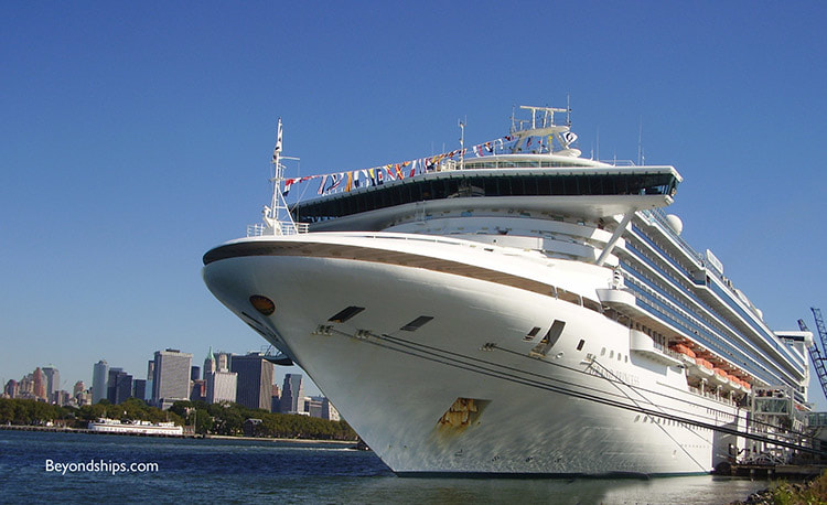 Cruise ship Grand Princess in New York
