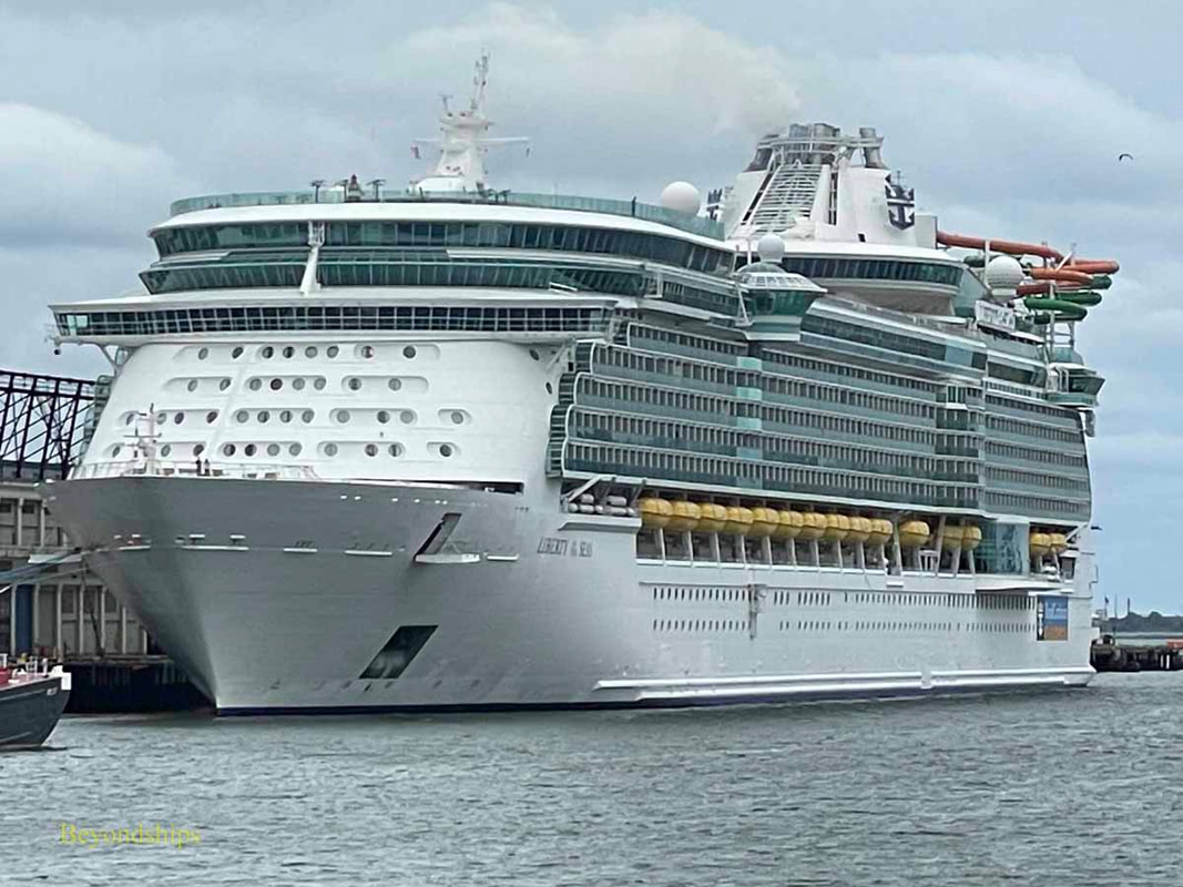 Cruise ship Liberty of the Seas in Boston.