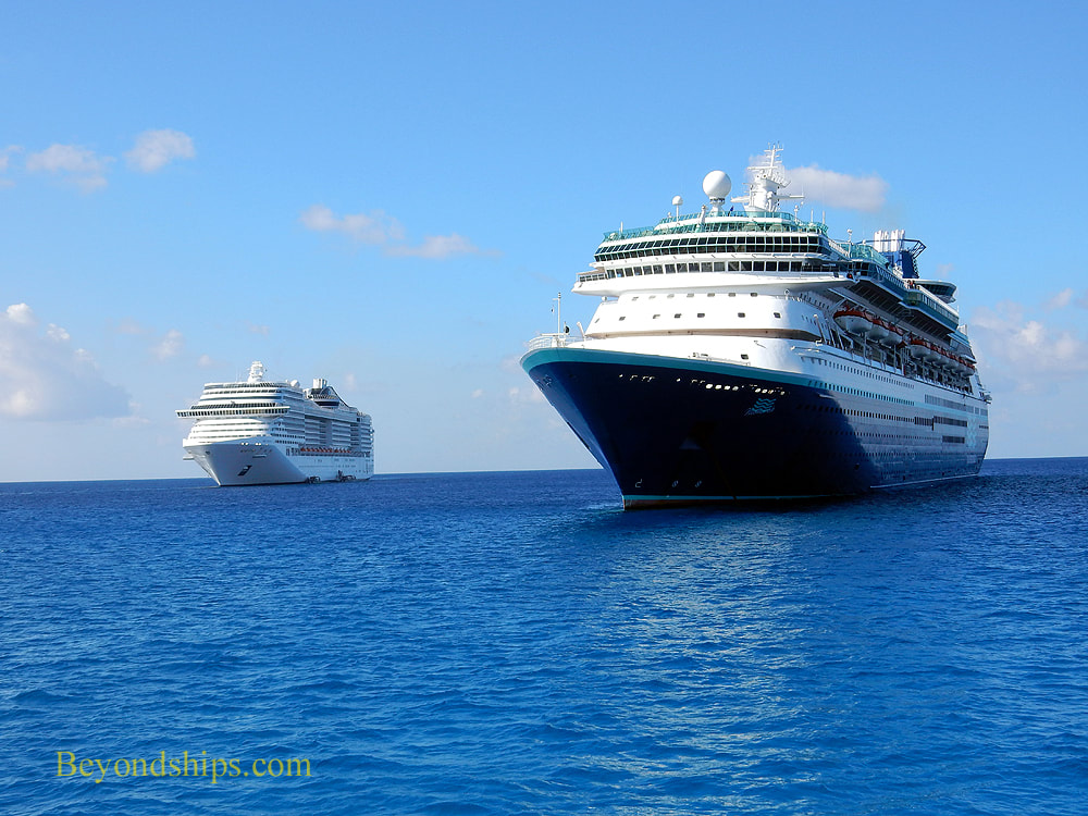 Cruise ships MSC Divina and Monarch