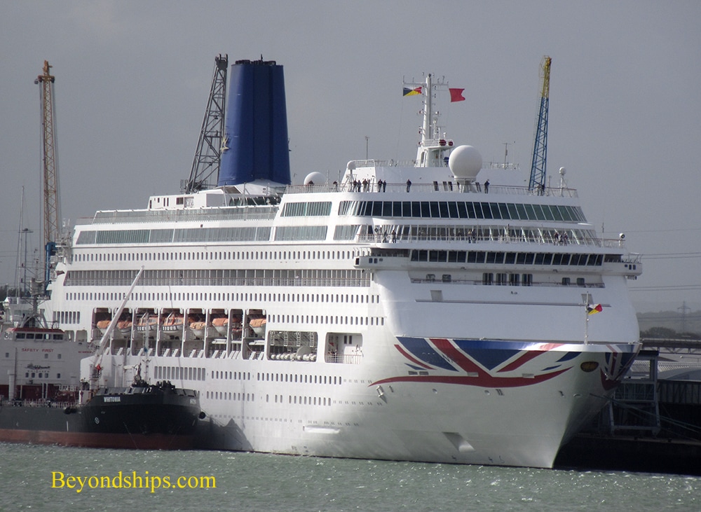 Cruise ship Oriana, Southampton, England
