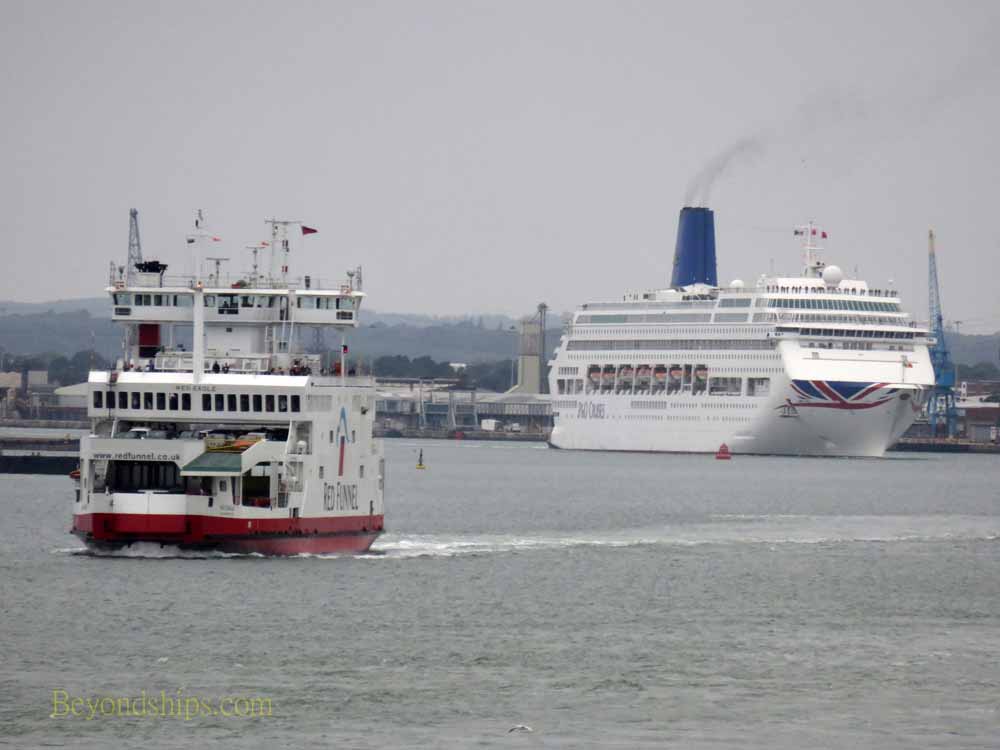 Cruise ship Oriana, Southampton, England