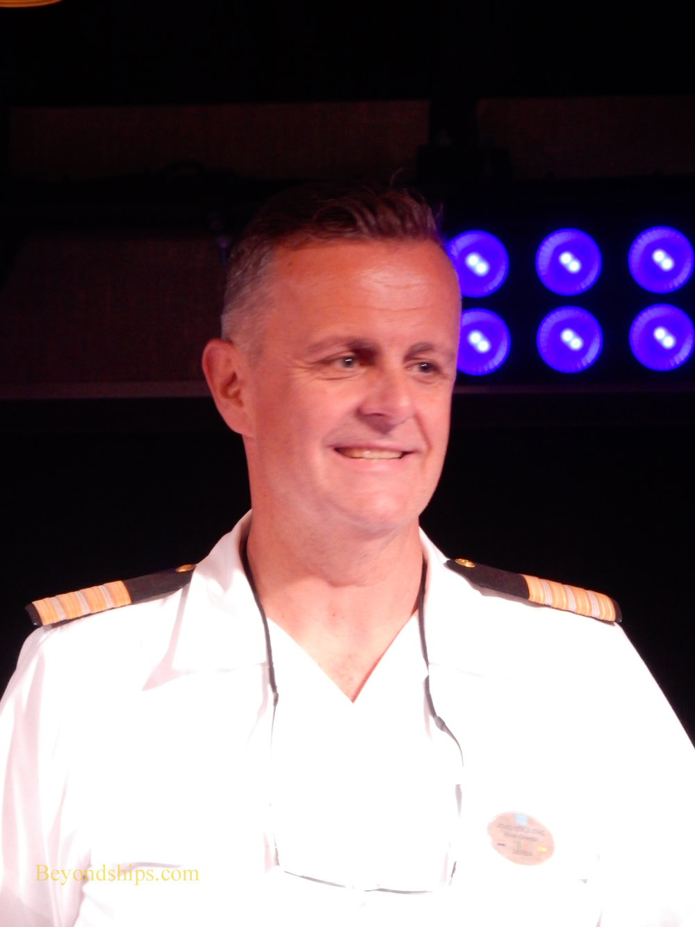Hotel Director Jovo Sekulovic of cruise ship Norwegian Bliss