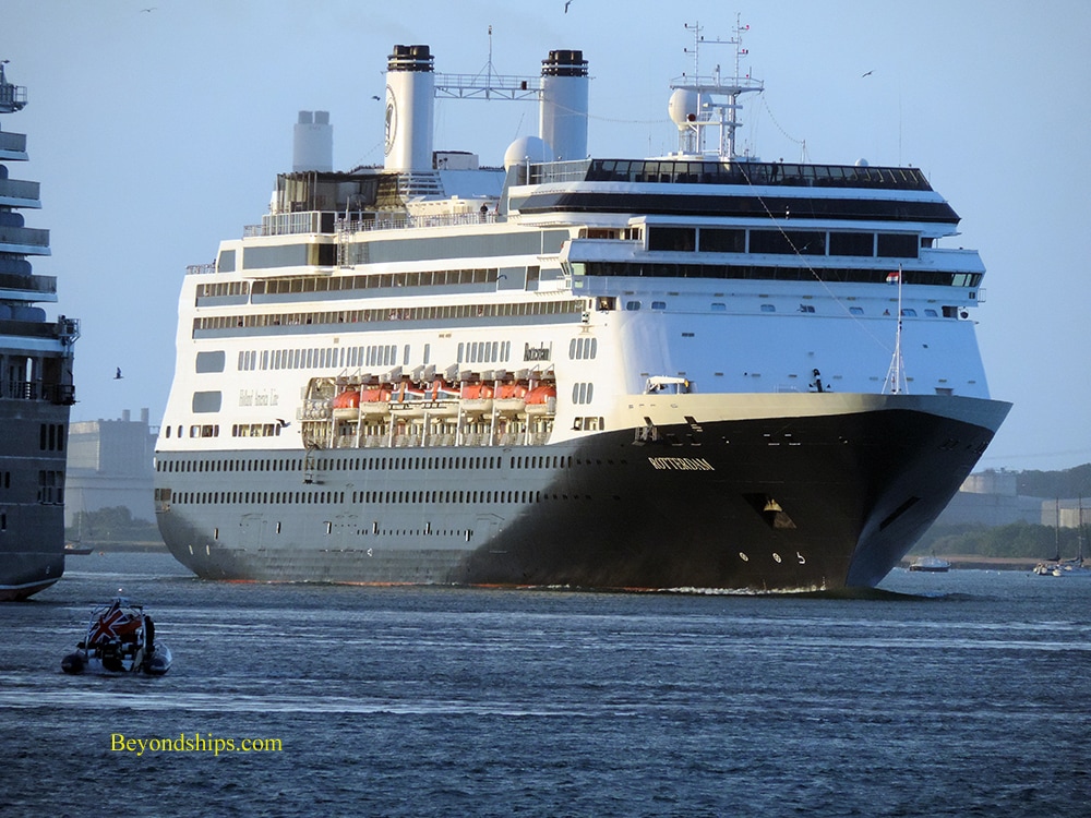 Rotterdam cruise ship in Southampton, England