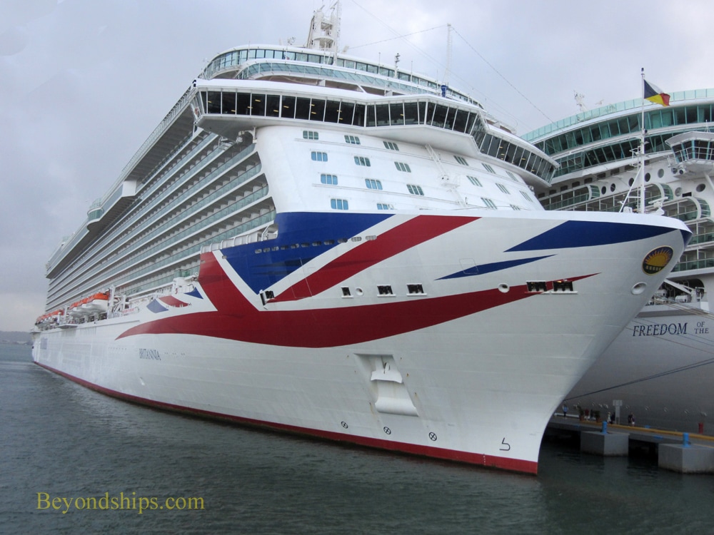 Cruise ship Britannia in San Juan