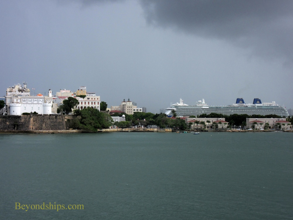 Cruise ship Britannia in San Juan