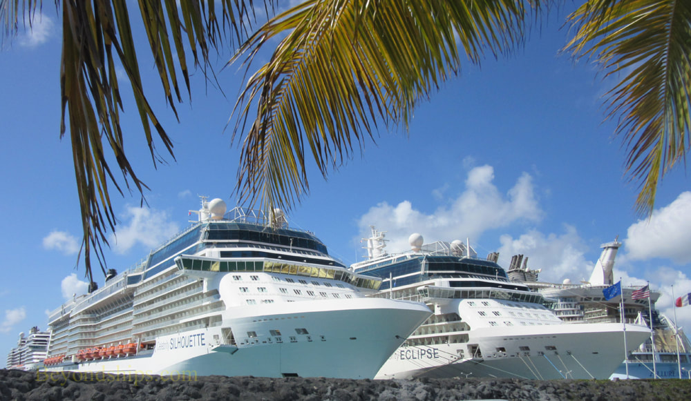 Celebrity Silhouette and Celebrity Eclipse cruise ships