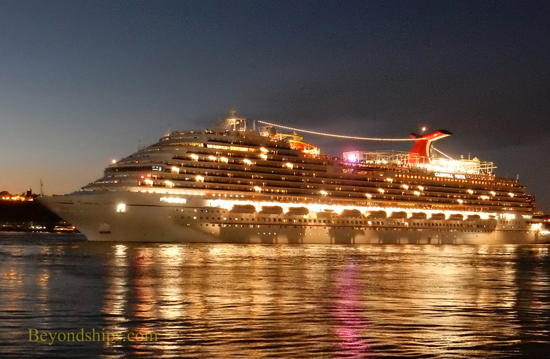 Cruise ship Carnival Vista in New York